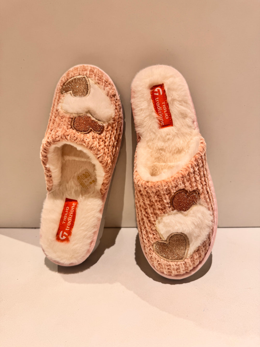 Pantofole Tiglio Cuori