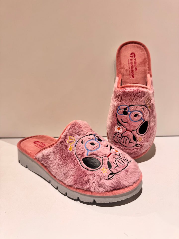 Pantofole Tiglio cagnolino