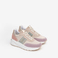 Sneakers Nero Giardini Camoscio Con Zeppa