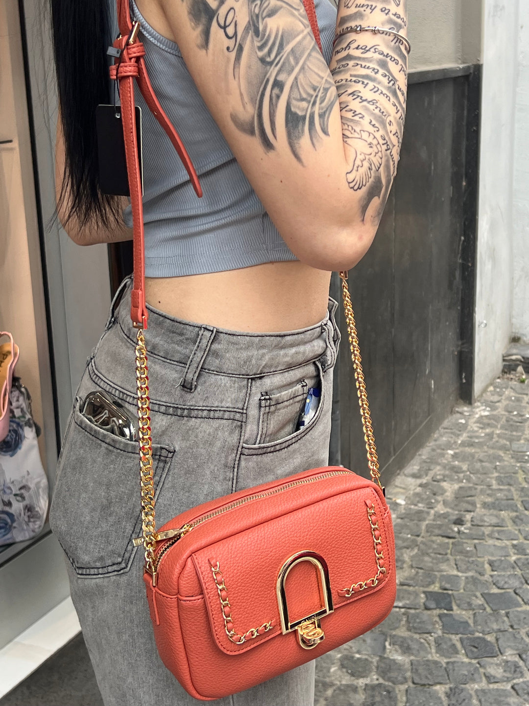 Tracolla orange Gaudì