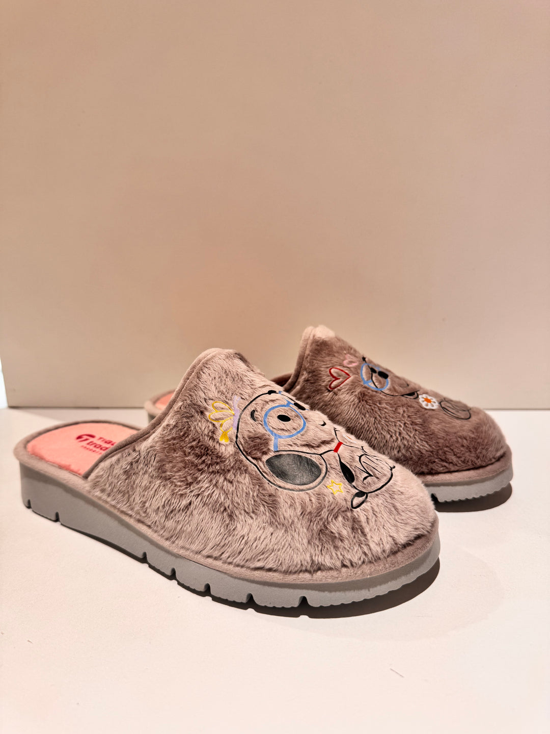 Pantofole Tiglio cagnolino