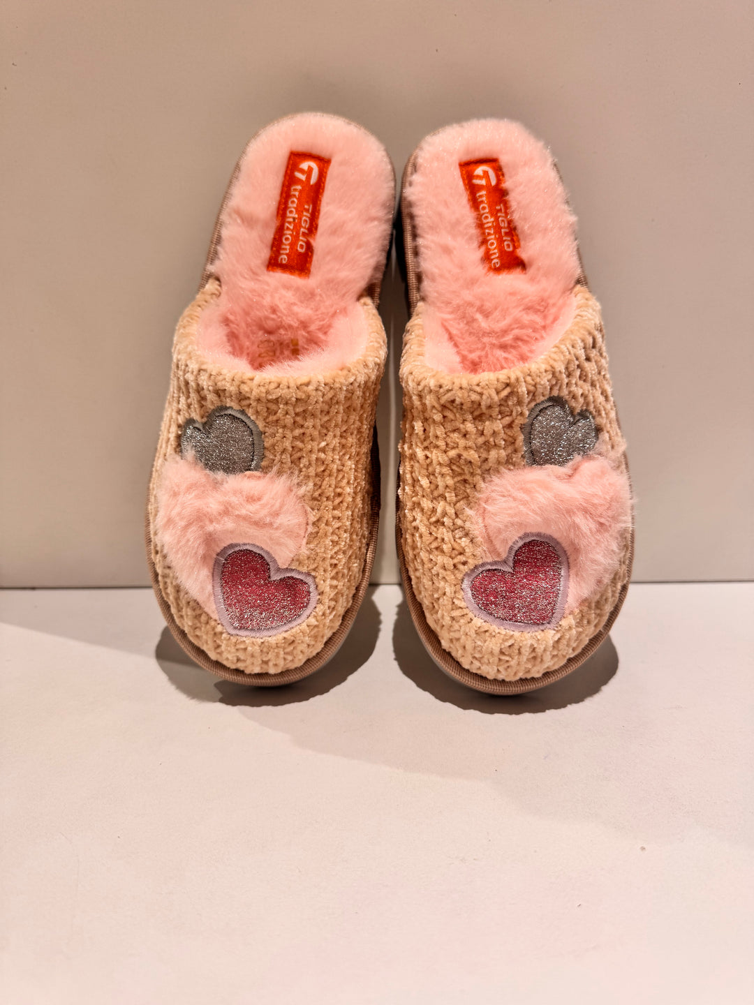 Pantofole Tiglio Cuori