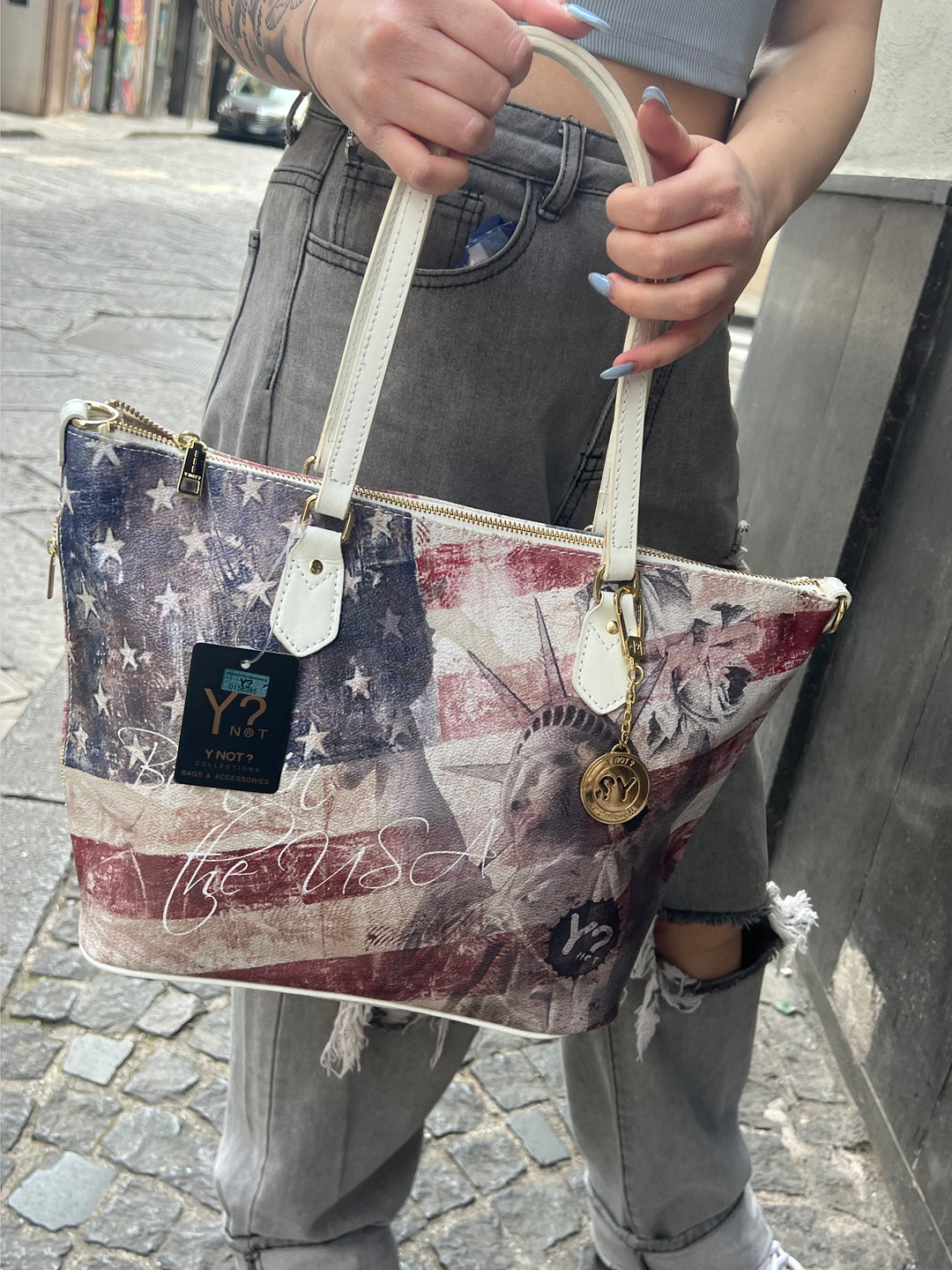 Borsa statua della libertà Ynot?