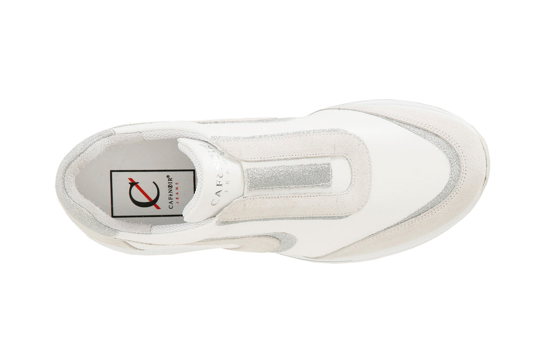 Slip-on Cafè Noir con glitter
