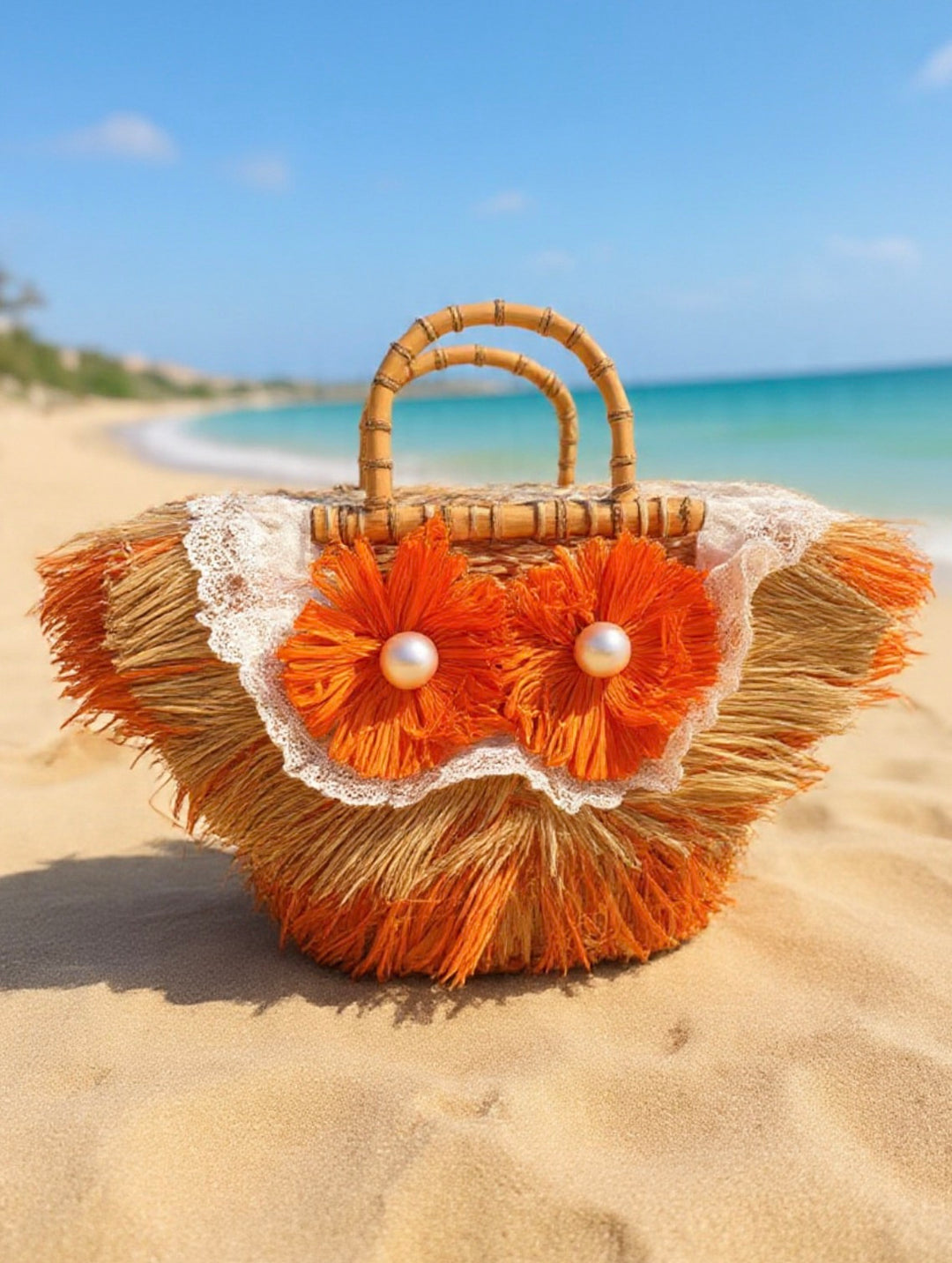 Borsa paglia margaret