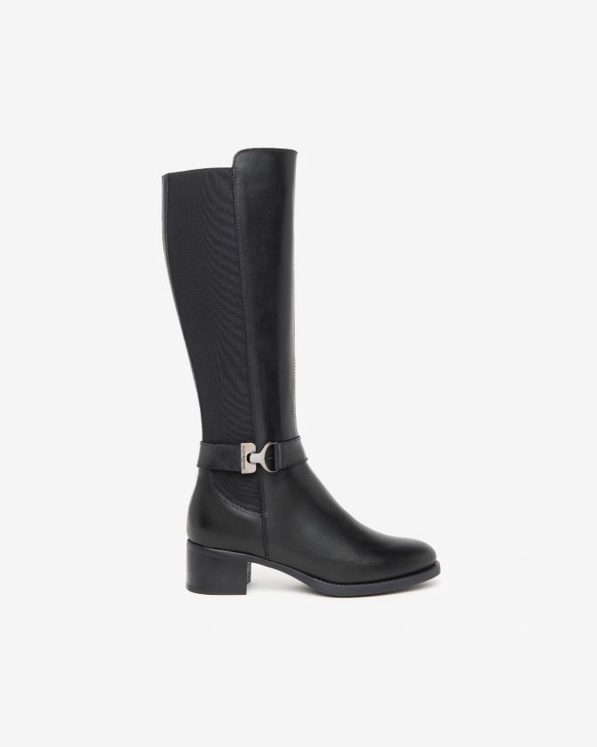 Stivale lungo Nero Giardini con Elastico I411750D