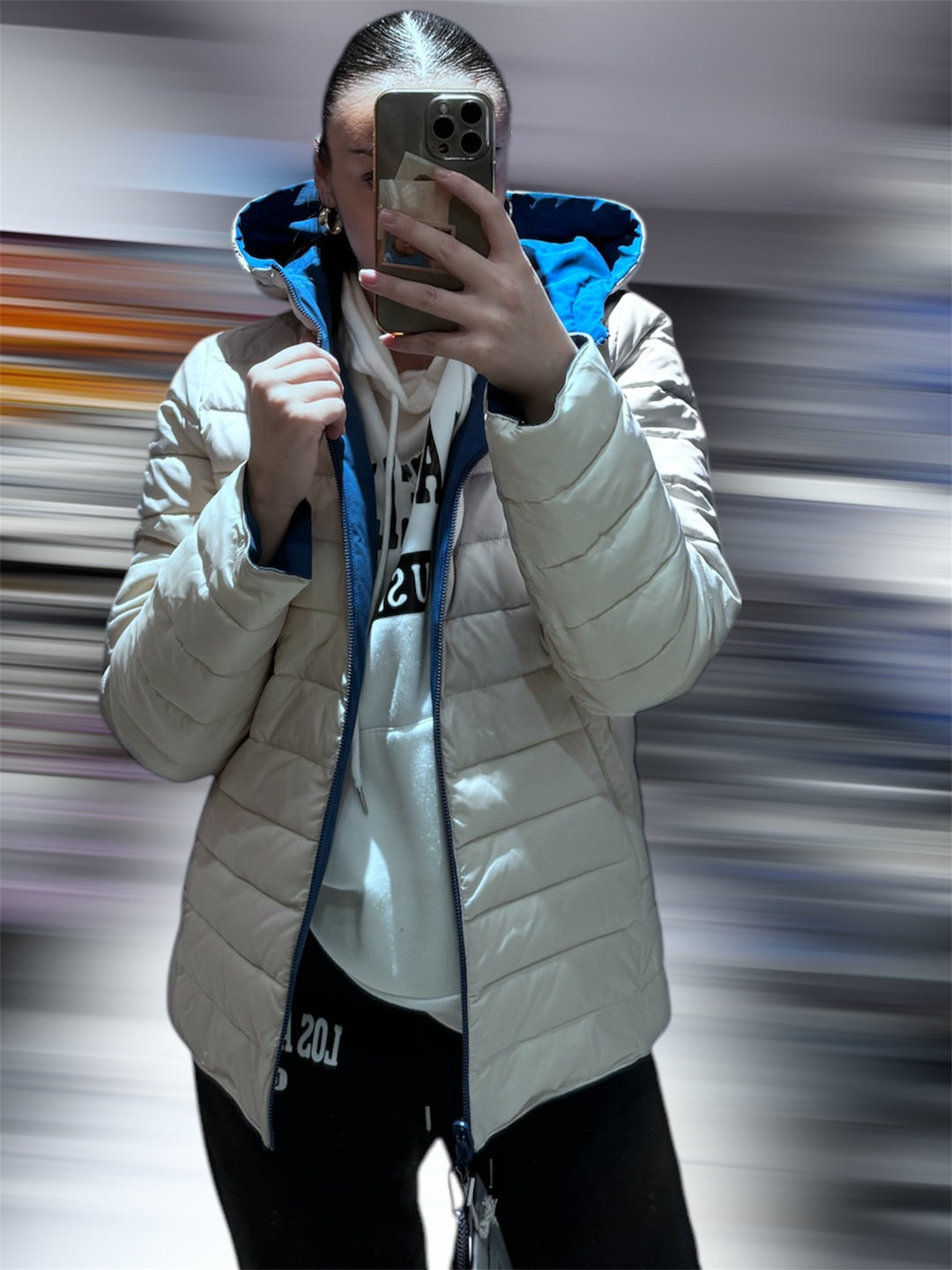 Giubbino Lumberjack Donna Reversibile