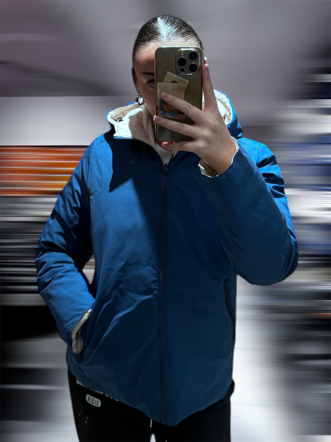 Giubbino Lumberjack Donna Reversibile