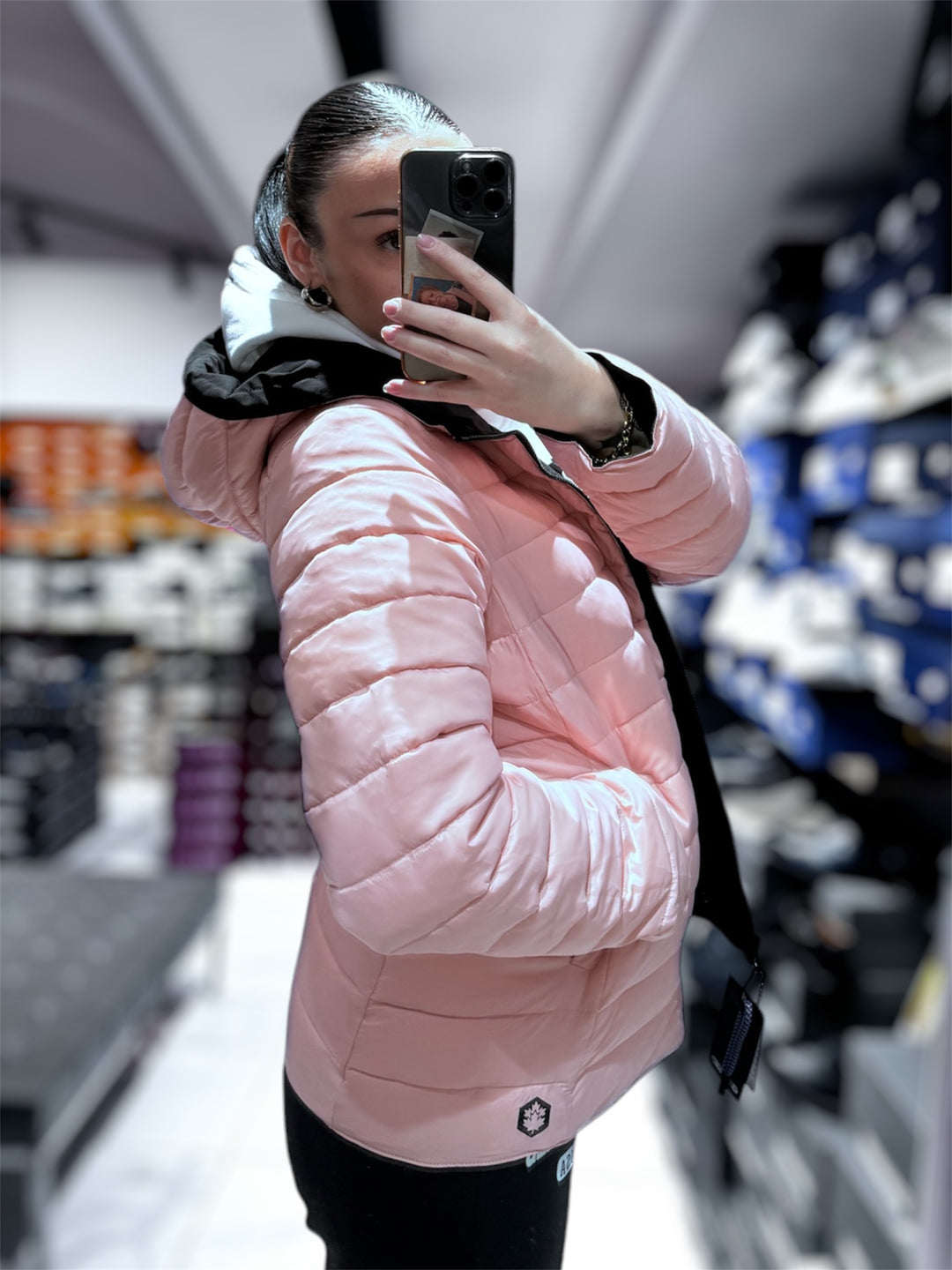 Giubbino Lumberjack Donna Reversibile