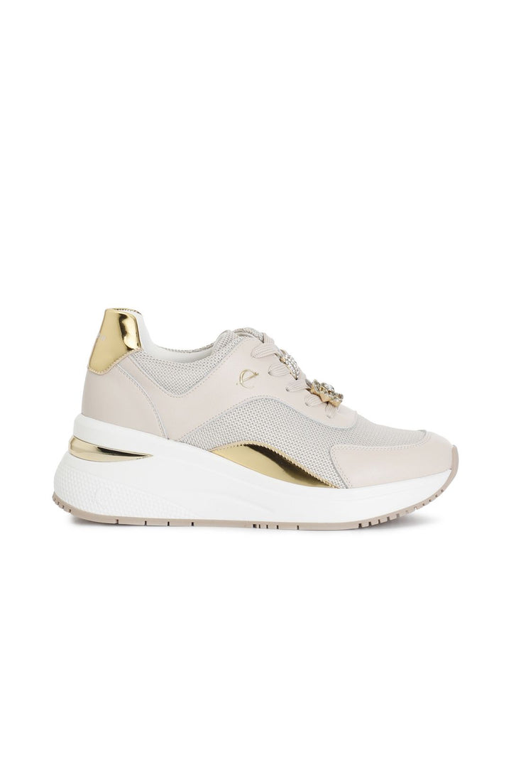 Sneakers Con Zeppa Cafè Noir 9500