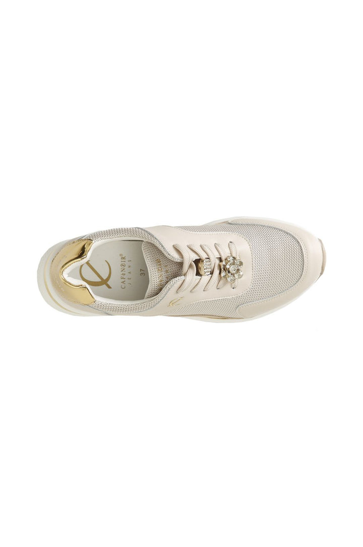 Sneakers Con Zeppa Cafè Noir 9500