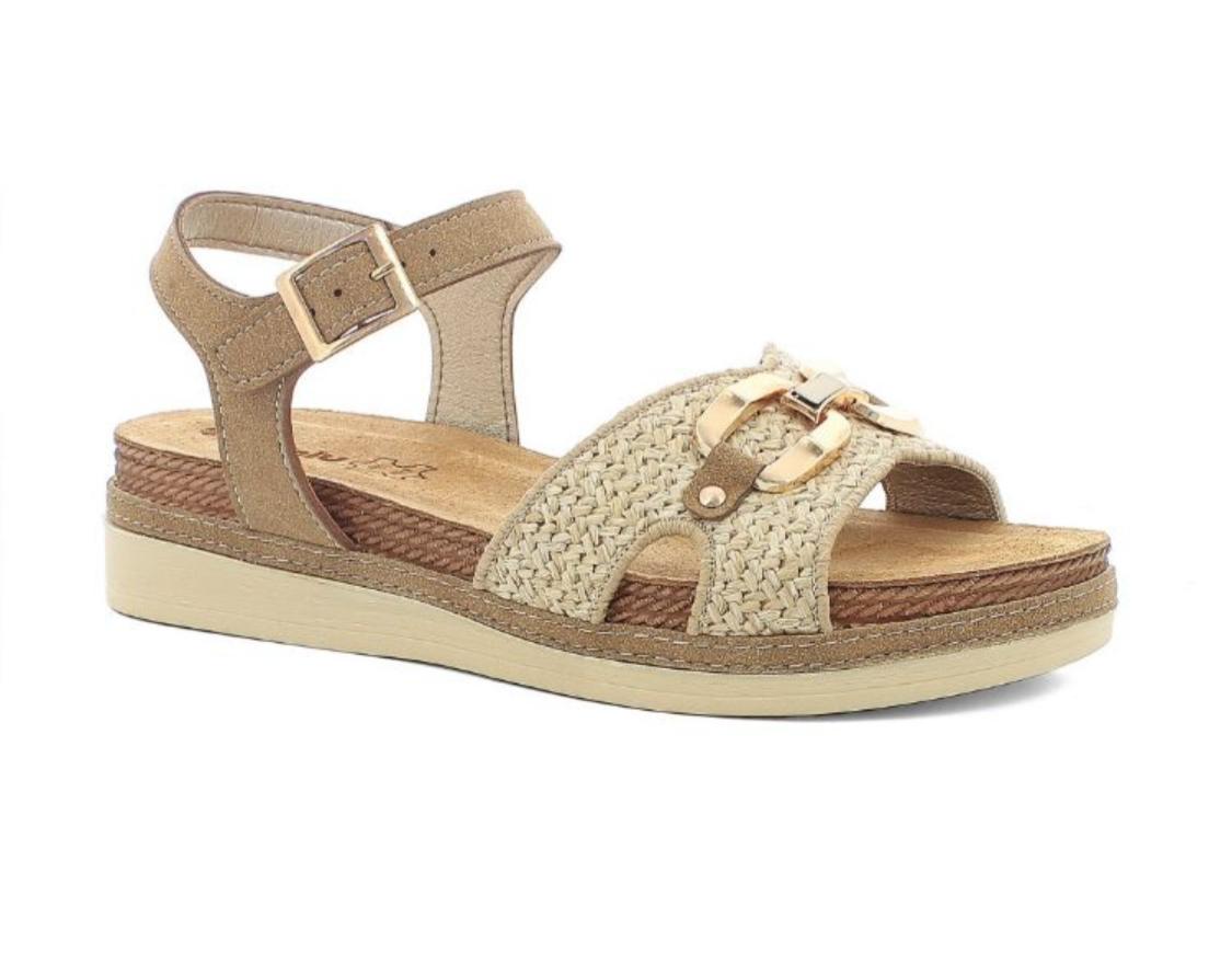Sandalo Inblu in rafia MF15
