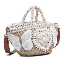 Borsa in paglia farfalle 🦋